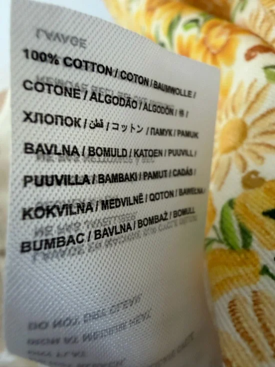 FARM Rio Floral Yellow Belted Denim Mini Skirt | M - Picture 8 of 10